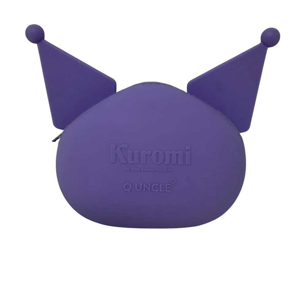 Kuromi Purple Skull Face Coin Purse Pouch Sanrio Licensed Kids Teens Party Purse